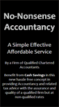 Mobile Screenshot of no-nonsenseaccountancy.net